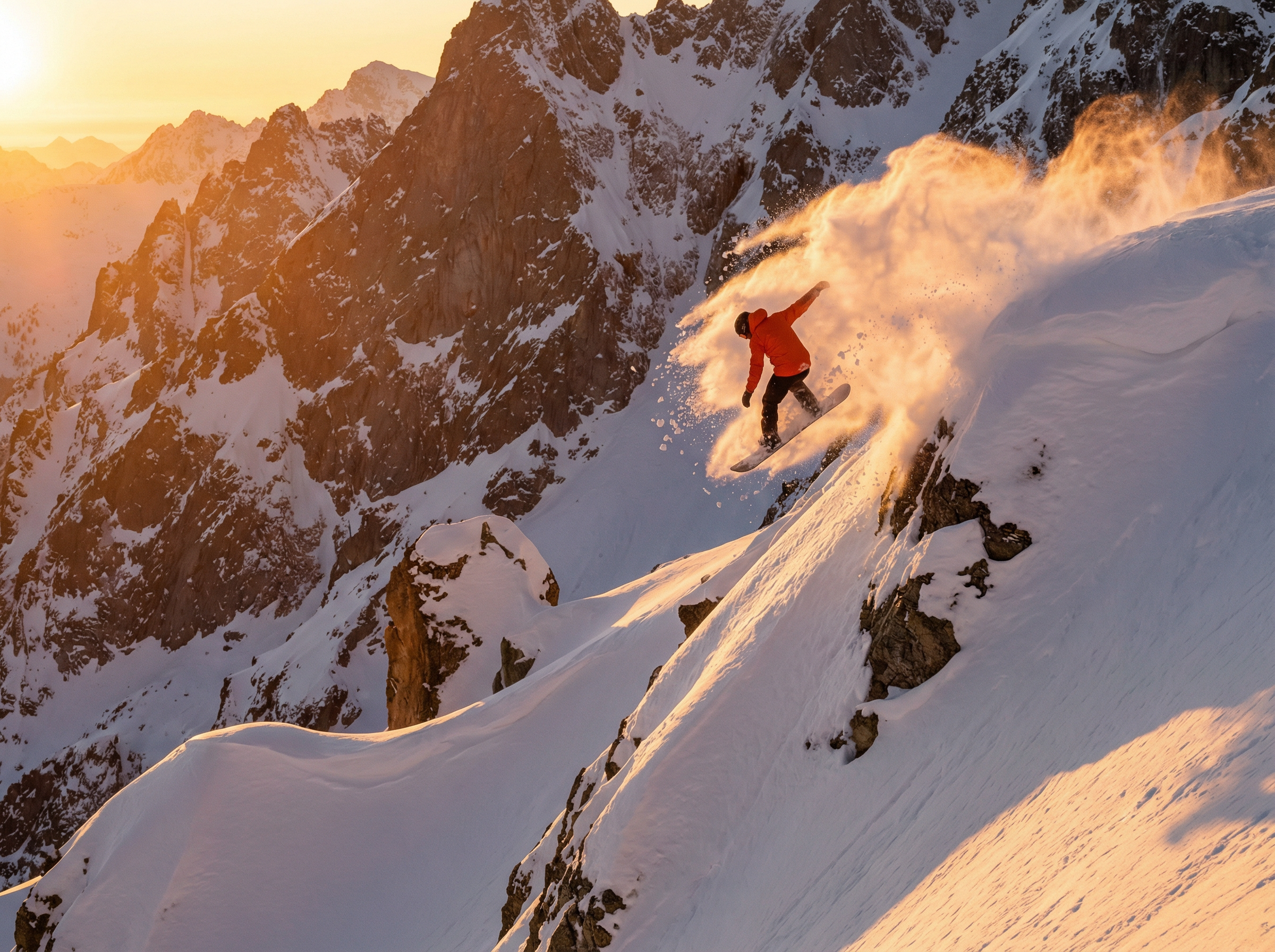 问鼎娱乐 - 极限滑雪的粉雪飞扬